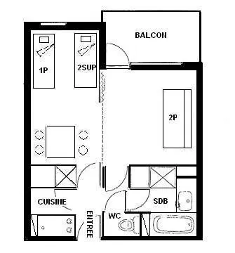 Appartamento Résidence Le Sapporo - Divisible 4/5 Pers - Le Sapporo - Plagne Villages Mae-5094